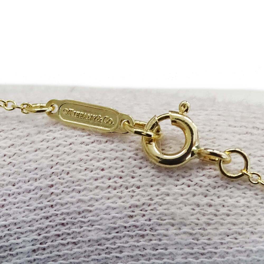 Tiffany & Co. Women's Necklace, 750YG Diamond, Return to Heart Tag, Yellow Go... - Picture 10 of 13
